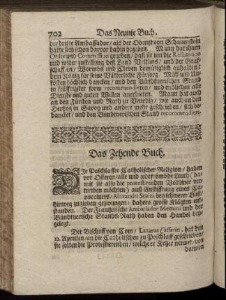Das Zehende Buch.
