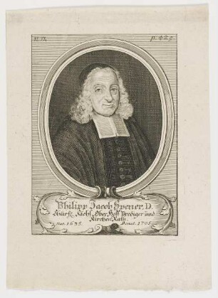 Bildnis des Philipp Jacob Spener