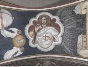Szenen aus der Vita der heiligen Scholastica, Salvator Mundi