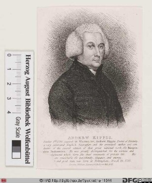 Bildnis Andrew Kippis