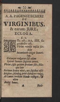 De Virginibus