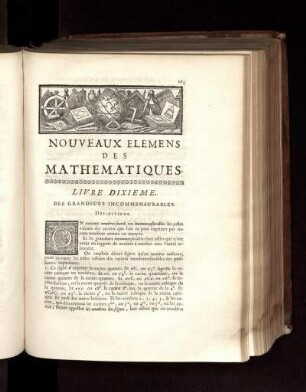 Nouveaux elemens des mathematiques. Livre Dixieme.