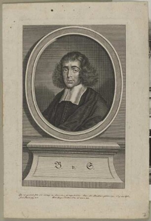 Bildnis des Benedictus de Spinoza