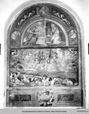 Engel tragen das Heiligtum nach Monte San Savino