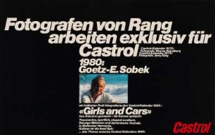 Castrol-Kalender "Girls and Cars" 1980