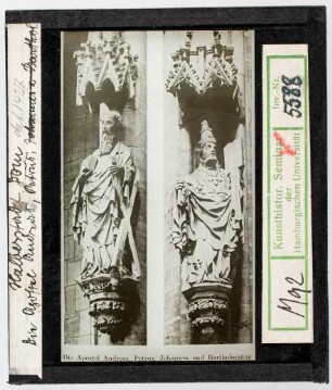 Halberstadt, Dom: Apostel Andreas und Petrus