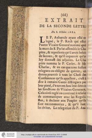 EXTRAIT DE LA SECONDE LETTR[...]