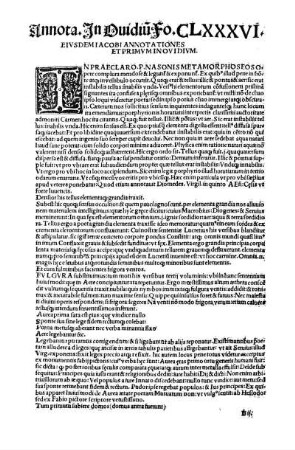 [Iacobi a Cruce Bononien[sis] annotata in varios.]