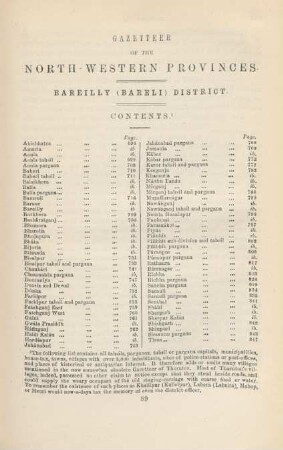 Gazetteer of the North-Western provinces. Bareilly (Bareli) district