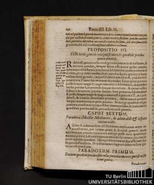 Caput Sextum. Paradoxa Mochlo-Mechanica, de admirabili & infinita virtute vectis.