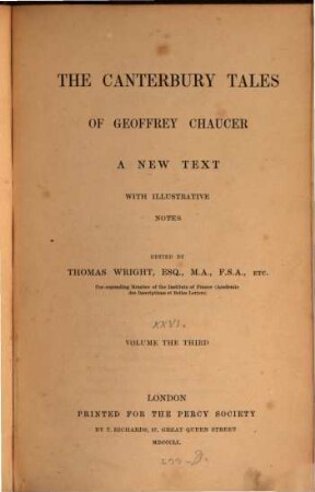 Percy Society. 26. 1851