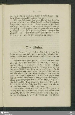 Die Glasur