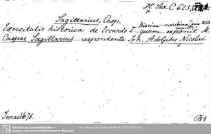 Historia Saxoniae C 0623,1.m: Historia Saxoniae C 0623,1.m