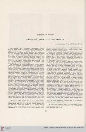 36: Twórczość późna Claude Moneta