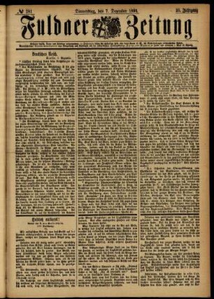 Ausgabe vom Donnerstag, den 07. Dezember 1893.