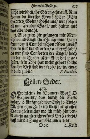 Höllen-Lieder.