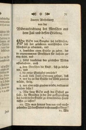75-81, Zweyte Abtheilung