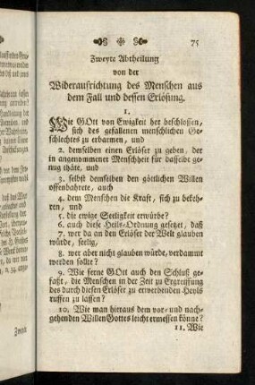 75-81, Zweyte Abtheilung