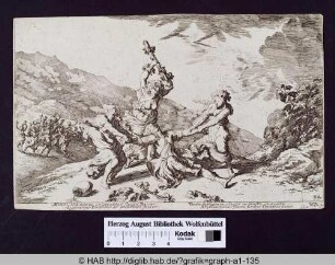 Die Mänaden töten Pentheus.