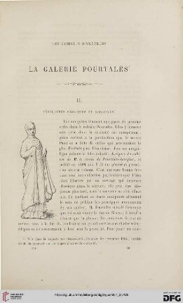 17: La galerie Pourtalès, 2, Antiquités grecques et romaines : les cabinets d'amateurs