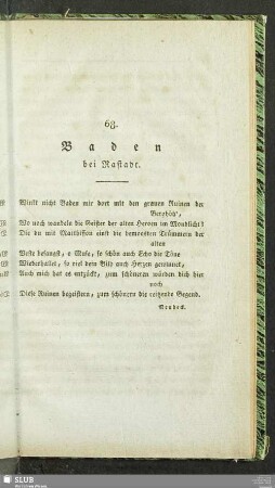 68. Baden bei Rastadt