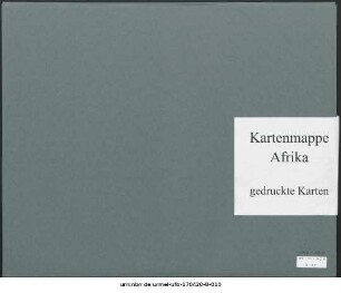 Ober-Guinea, vom Niger bis Muni, Kamerun : 1902-1910 : Kartensammlung