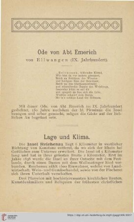 Lage und Klima