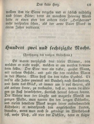 Hundert zwei und sechszigste Nacht