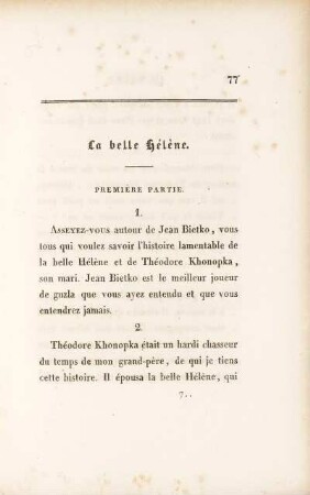 La belle Hélène, première partie