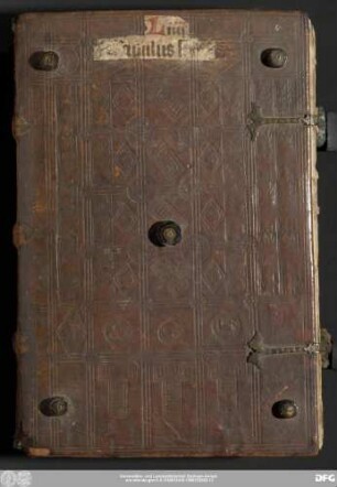 [Halle (Saale), Universitäts- und Landesbibliothek Sachsen-Anhalt, Qu. Cod. 100]