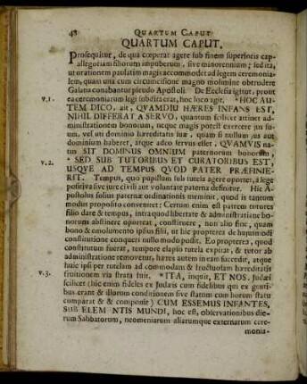 Quartum Caput. - Sextum Caput.