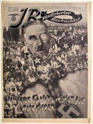 Wochenzeitschrift der NSDAP "Illustrierter Beobachter" u.a. mit einem Bildbericht über die USA