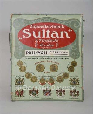 Reklameschild "Sultan"