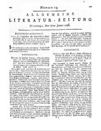 [Guths-Muths, J. C. F.]: Zusammenkünfte am Atlas zur Kenntniß der Länder, Völker und ihrer Sitten. T. 1. Hrsg. für die Jugend. Gotha: Ettinger 1785