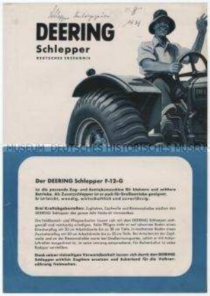 Schlepper für die Landwirtschaft
