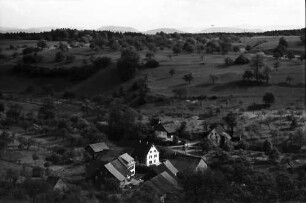 Schopfheim: Dorf Eichen; von oben