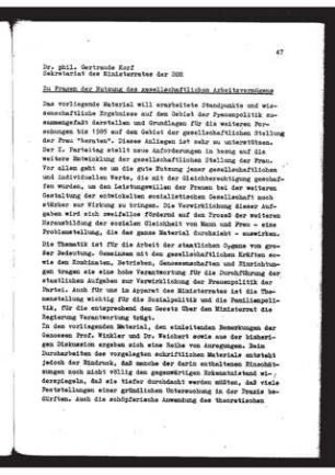Zu Fragen der Nutzung des gesellschaftlichen Arbeitsvermögens
