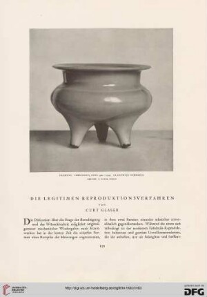 Die legitimen Reproduktionsverfahren
