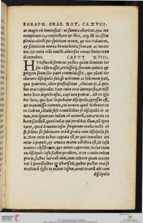 Capvt XVIII