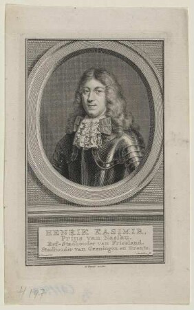Bildnis des Hendrik Kasimir II., Fürst von Nassau