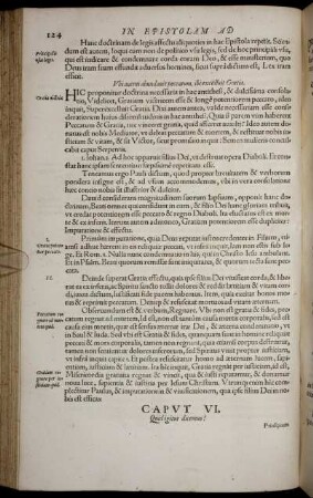 Caput VI. [ - ] Caput VII. Quid igitur dicemus?