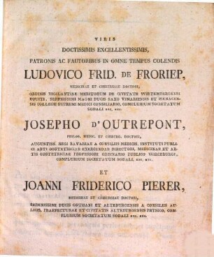 Diss. inaug. med. chir. sistens cogitata quaedam generalia de trepanatione : adiectis observationibus huc spectantibus