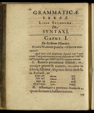 Liber Secundus De Syntaxi.