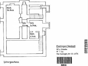 Esslingen (Neckar): Bahnhofs-Schenke Nebengeb.