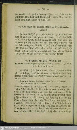 76) Der Spuk im goldnen Anker zu Kötzschenbroda