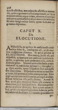 Caput X. De Elocutione