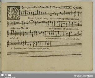 LXXXI. Dederunt apostoli