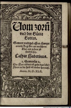Vom zorn[n] vnd der Gütte Gottes
