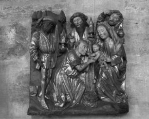 Drei Reliefs eines Altares — Anbetung der Heiligen Drei Könige