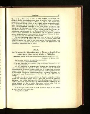 Nr. 24. Der Kriegsminister Generalleutnant v. Einem an den Chef des Generalstabes Generaloberst Grafen v. Schlieffen